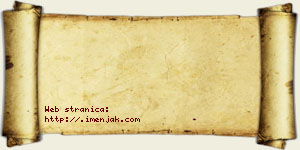 Isidor Roglić vizit kartica